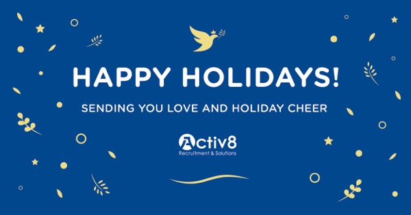 ハッピーホリデーズかメリークリスマスか Activ8 Recruitment Solutions